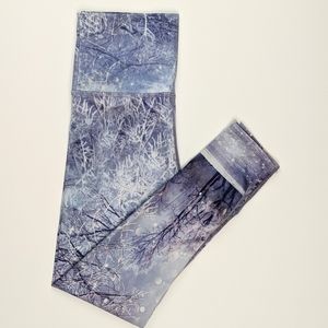 Evolution And Creation Winter Snow Scene Leggings